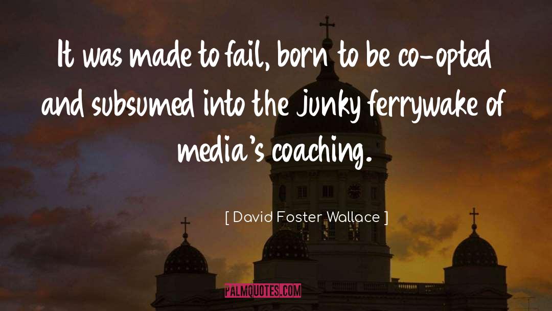 Coaching quotes by David Foster Wallace