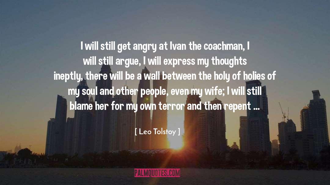 Coachman quotes by Leo Tolstoy