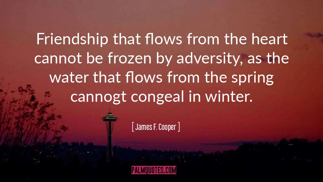 Coagulant Water quotes by James F. Cooper