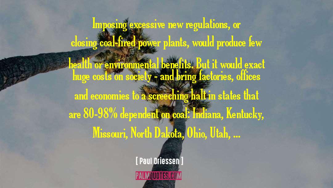 Coal quotes by Paul Driessen