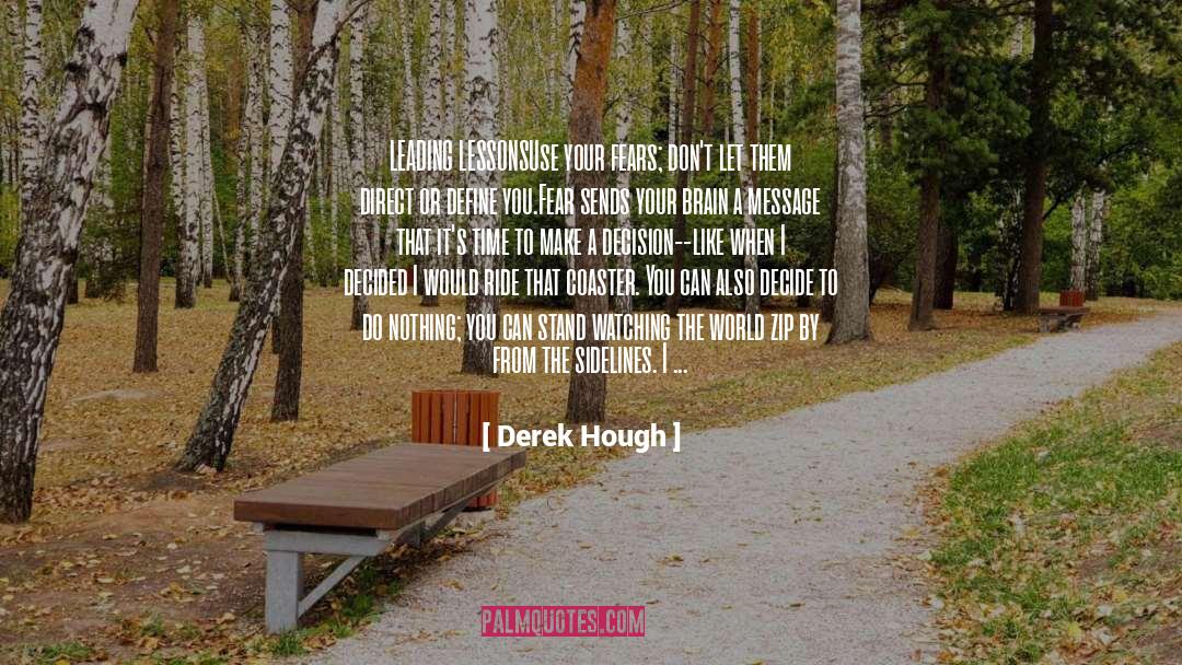 Coaster quotes by Derek Hough