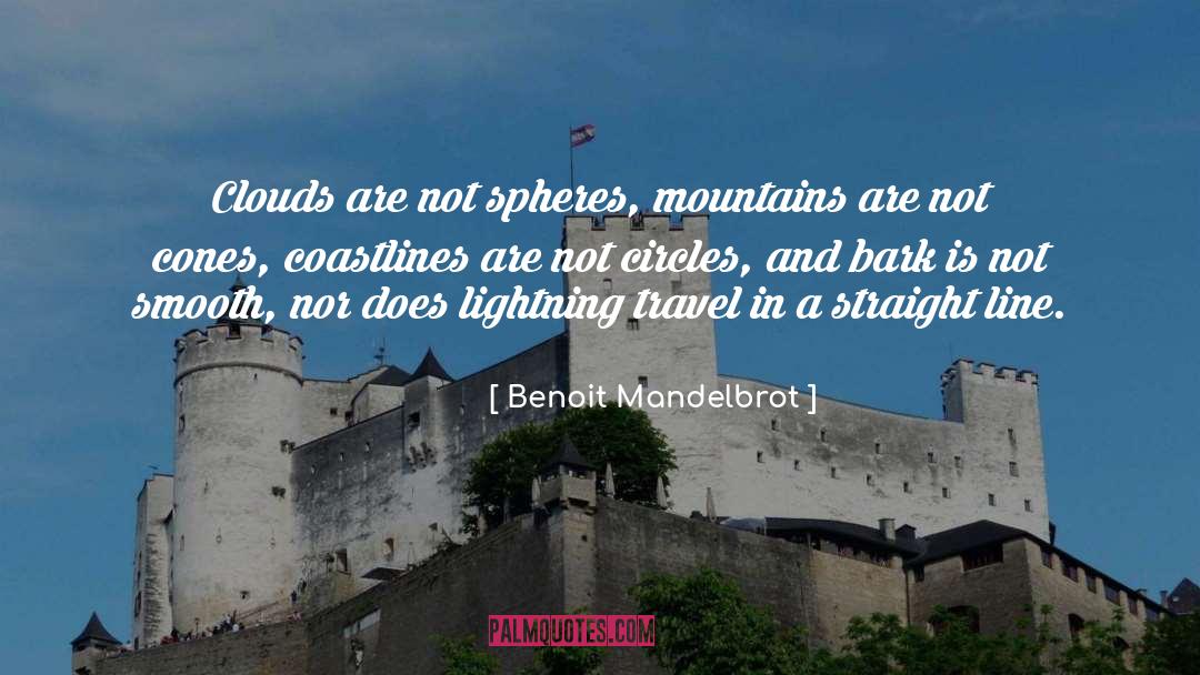 Coastline quotes by Benoit Mandelbrot