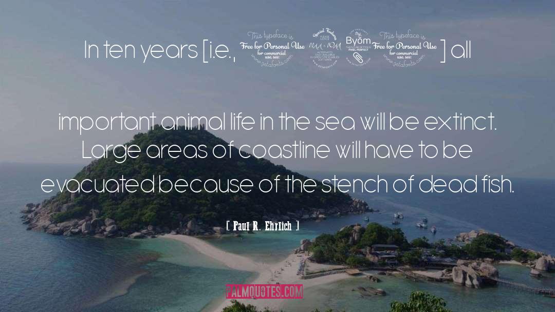 Coastline quotes by Paul R. Ehrlich