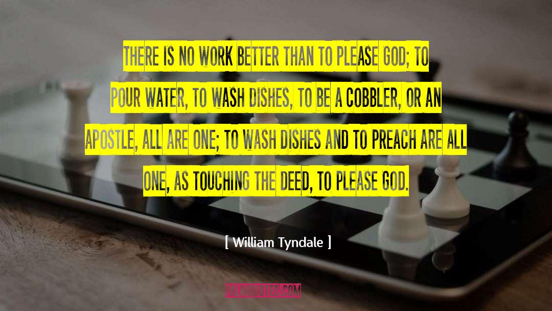 Cobbler quotes by William Tyndale