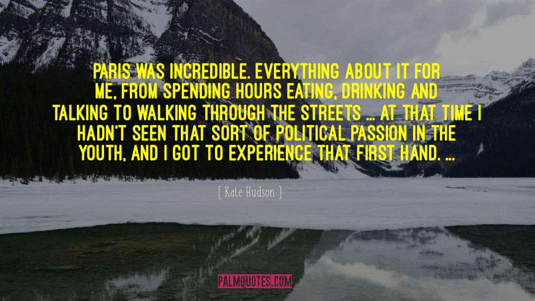 Cobblestone Streets quotes by Kate Hudson