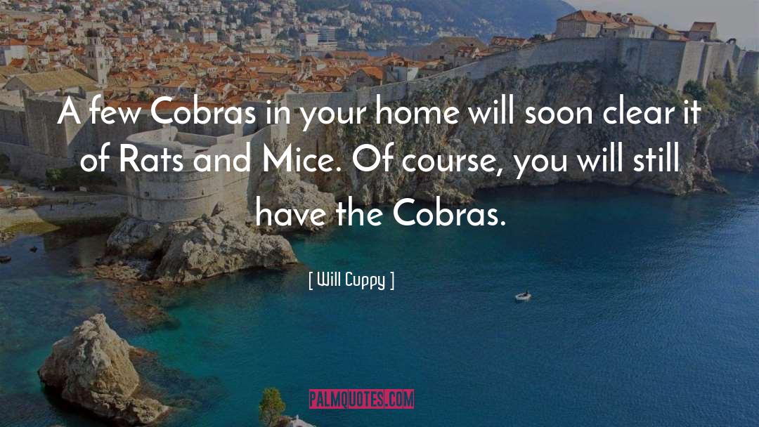 Cobras quotes by Will Cuppy