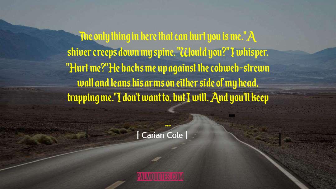 Cobweb quotes by Carian Cole