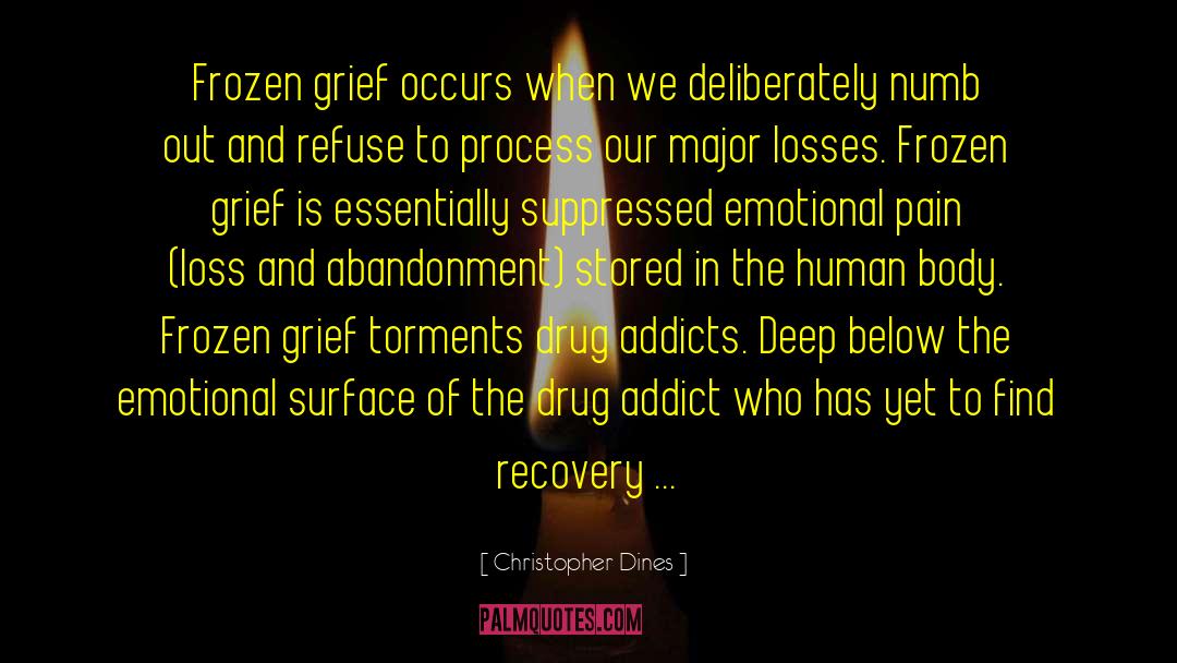 Cocaine Addiction Recovery quotes by Christopher Dines