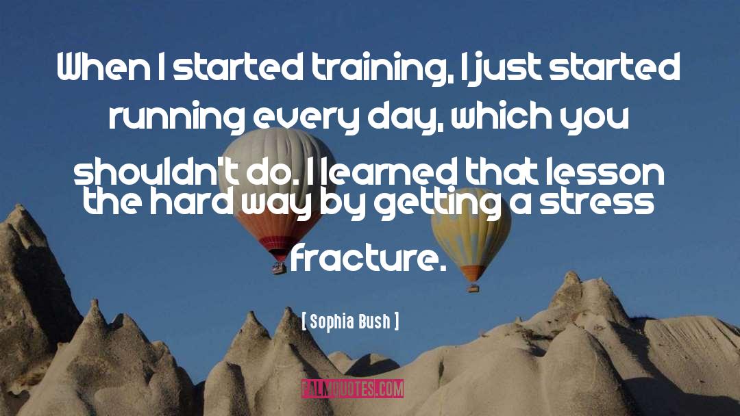 Coccyx Fracture quotes by Sophia Bush