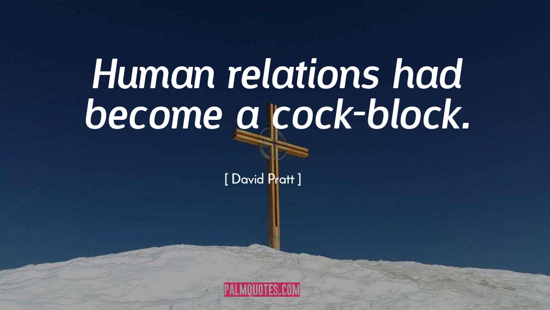 Cock Block quotes by David Pratt