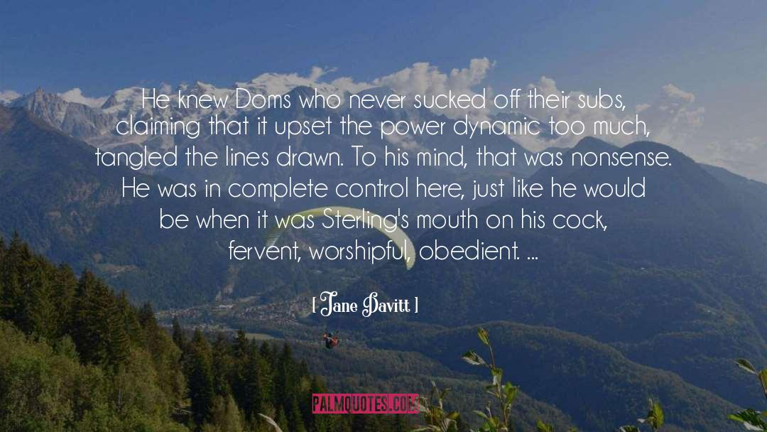 Cock quotes by Jane Davitt