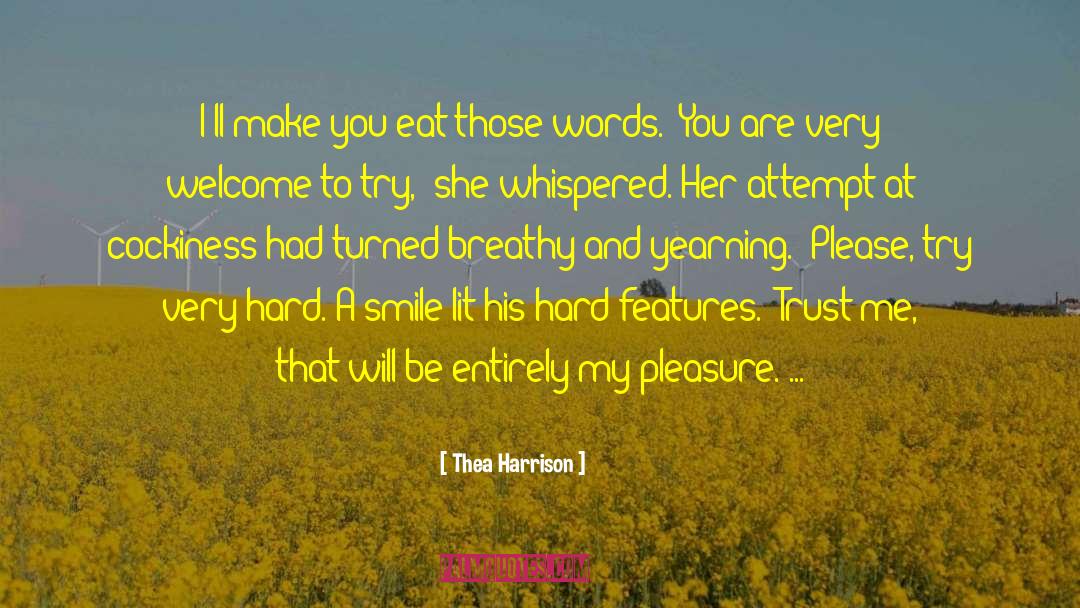 Cockiness quotes by Thea Harrison