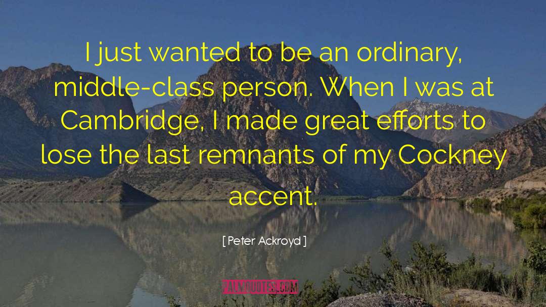 Cockney quotes by Peter Ackroyd