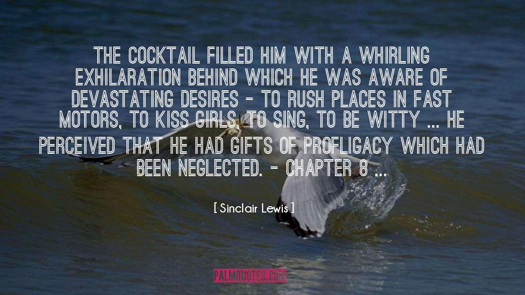 Cocktail quotes by Sinclair Lewis