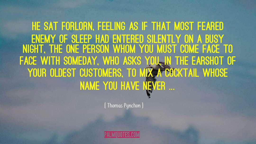 Cocktail quotes by Thomas Pynchon