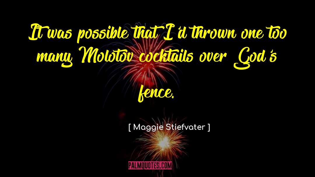 Cocktails quotes by Maggie Stiefvater