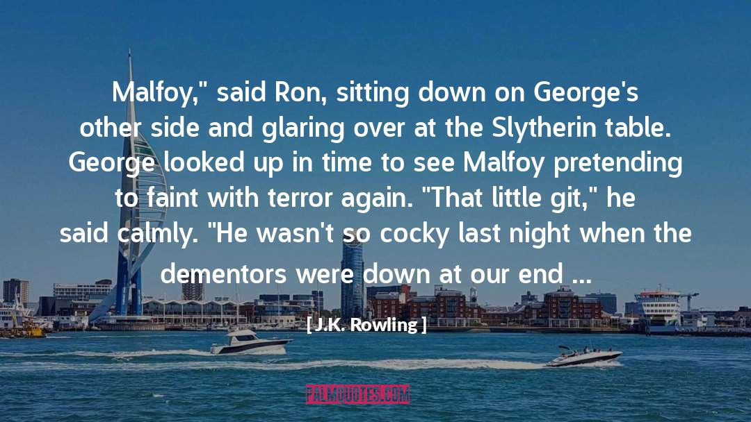 Cocky quotes by J.K. Rowling