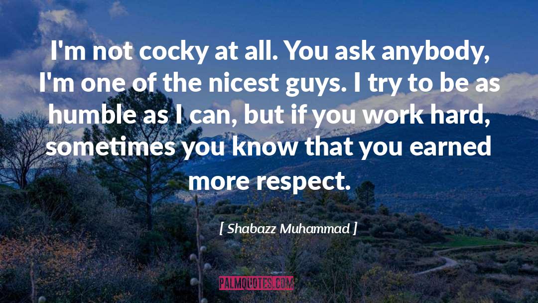 Cocky quotes by Shabazz Muhammad