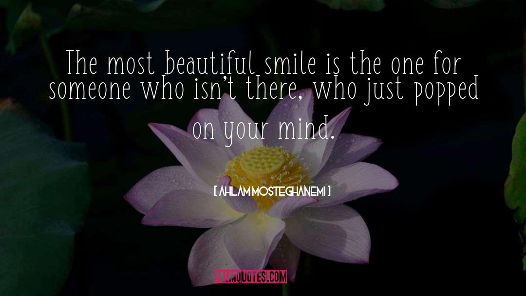 Cocky Smile quotes by Ahlam Mosteghanemi