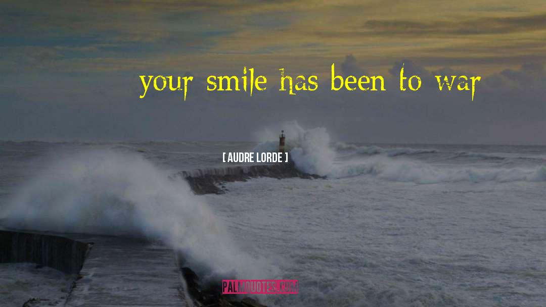 Cocky Smile quotes by Audre Lorde