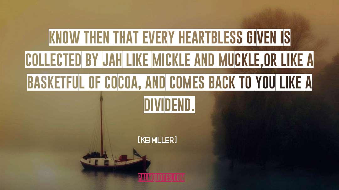 Cocoa quotes by Kei Miller