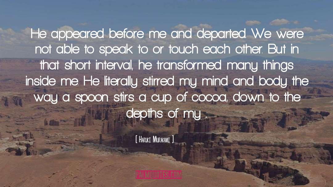 Cocoa quotes by Haruki Murakami