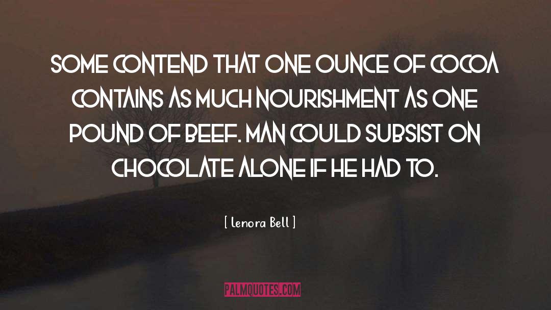 Cocoa quotes by Lenora Bell