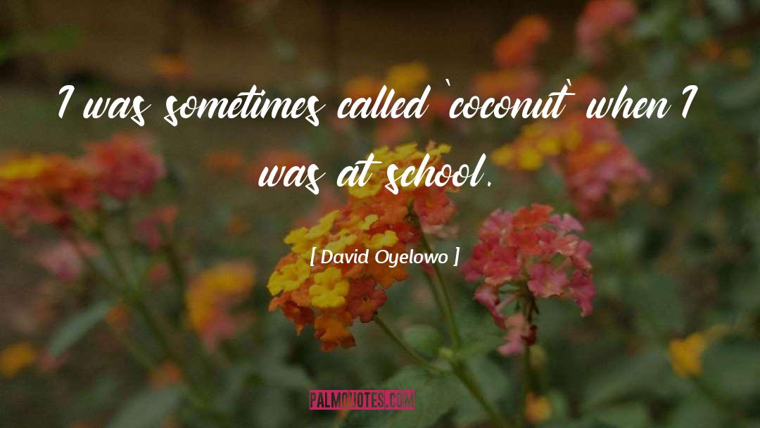 Coconut quotes by David Oyelowo