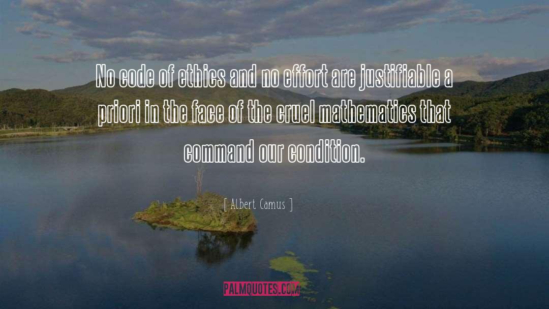 Code Of Ethics quotes by Albert Camus