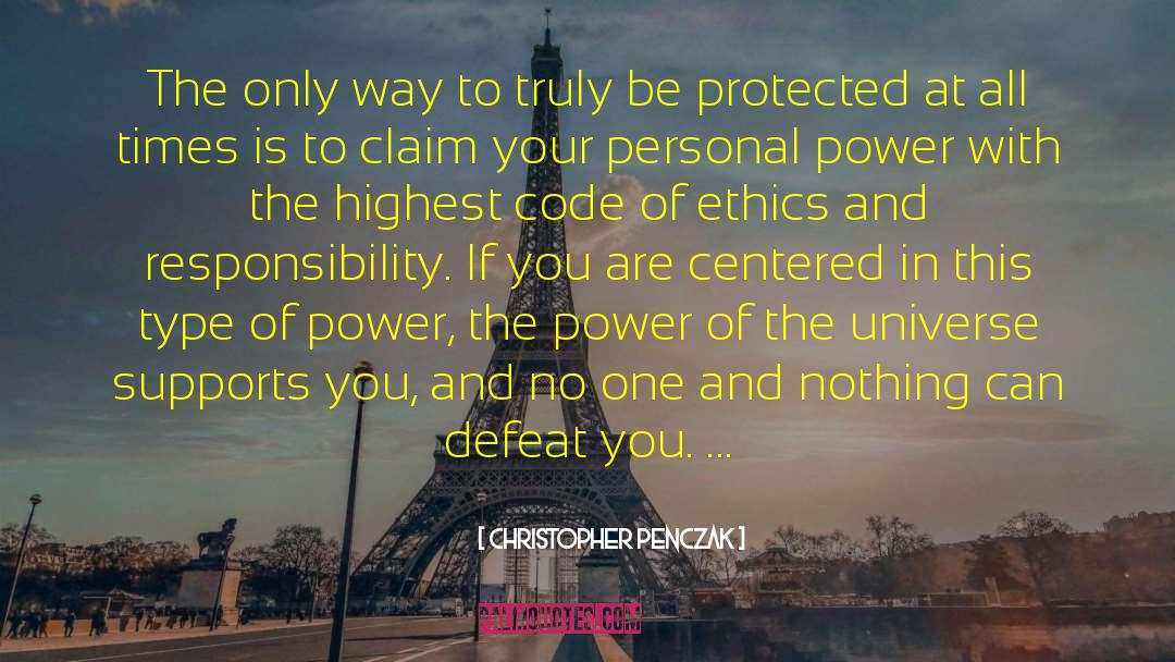 Code Of Ethics quotes by Christopher Penczak