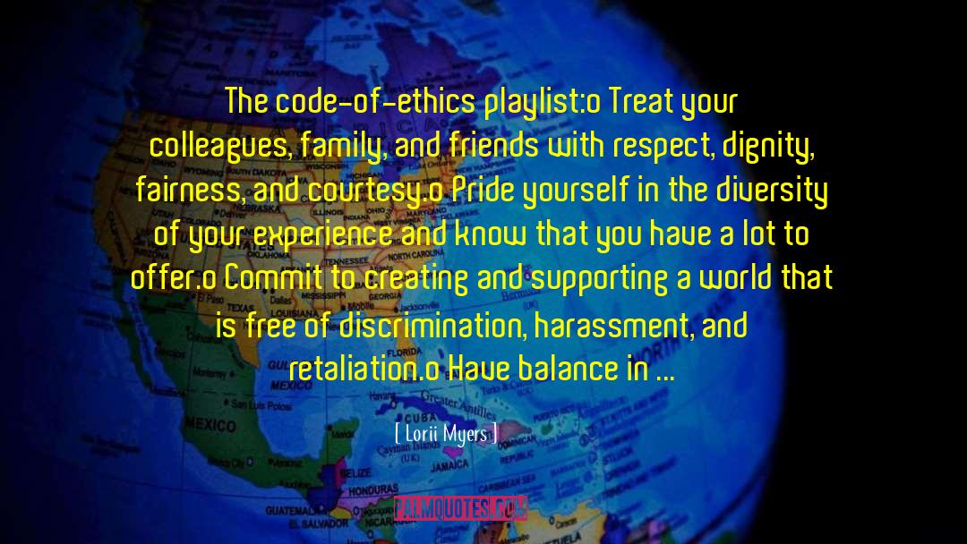 Code Of Ethics quotes by Lorii Myers