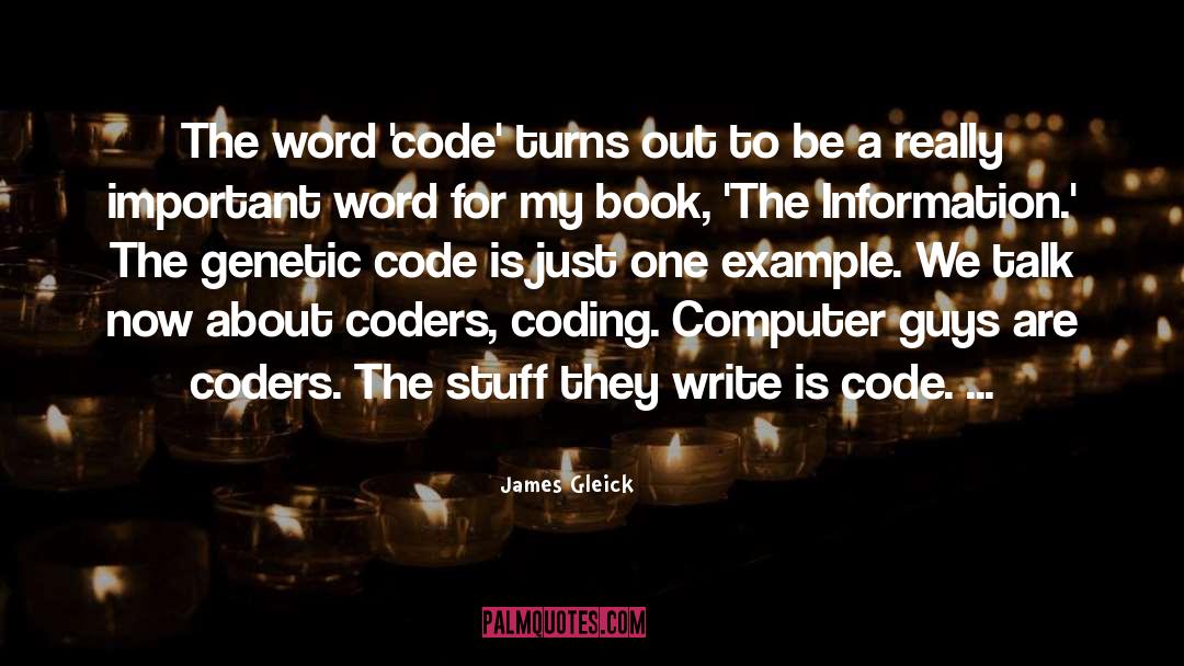 Code quotes by James Gleick