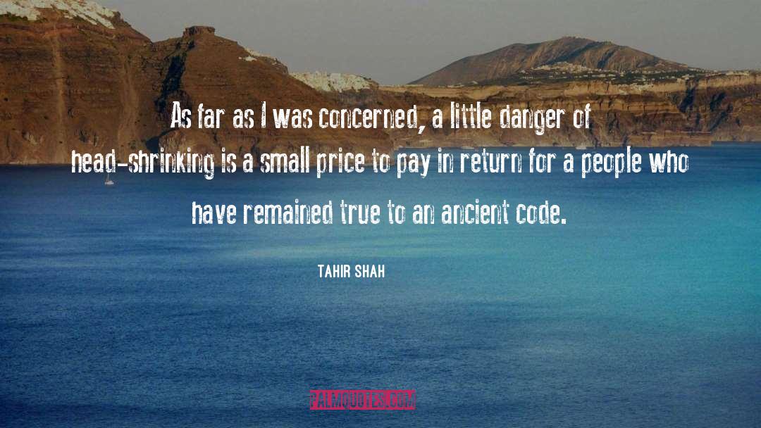 Code quotes by Tahir Shah