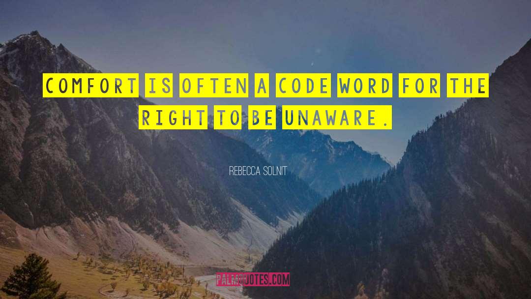 Code Word quotes by Rebecca Solnit