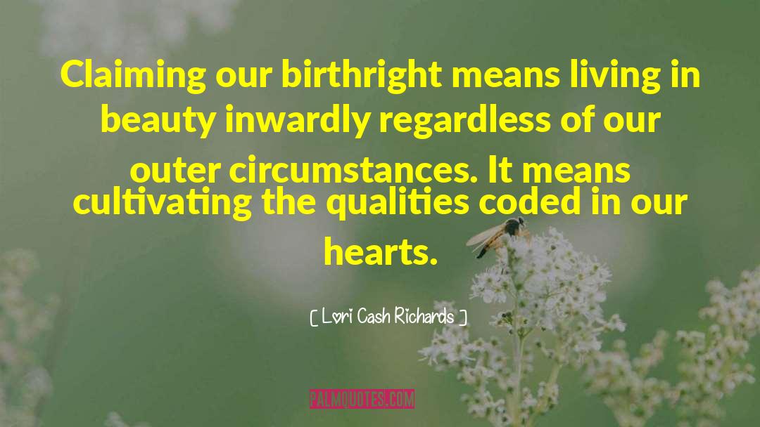 Coded quotes by Lori Cash Richards