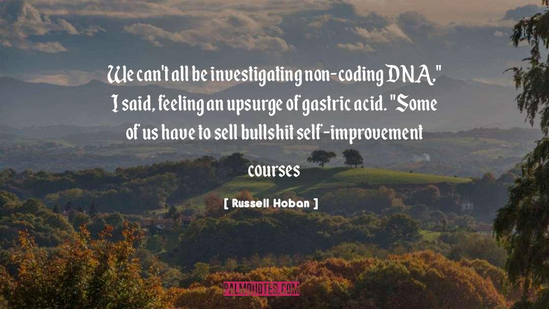 Coding quotes by Russell Hoban