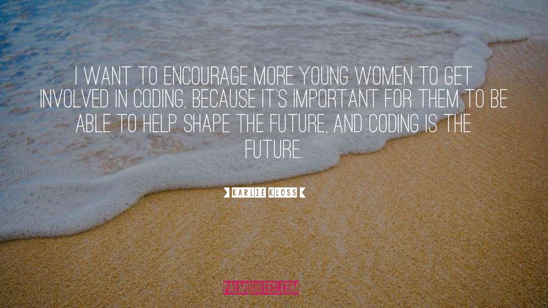 Coding quotes by Karlie Kloss