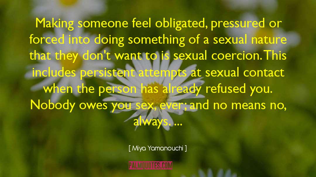 Coercion quotes by Miya Yamanouchi