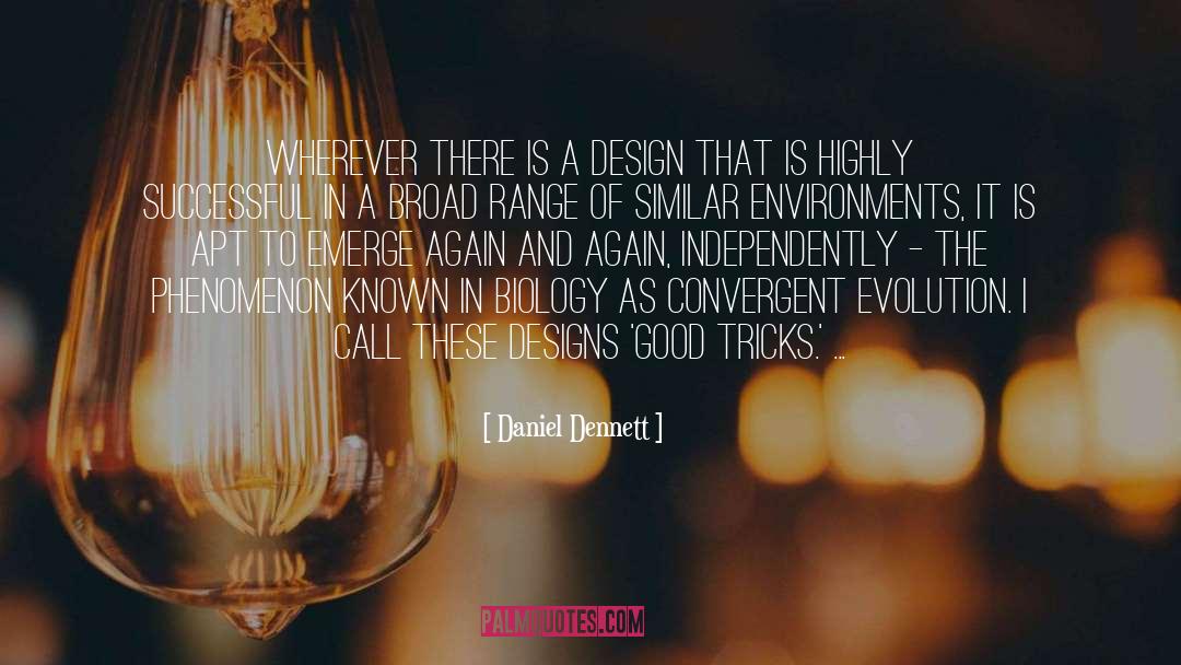 Coevolution Vs Convergent quotes by Daniel Dennett