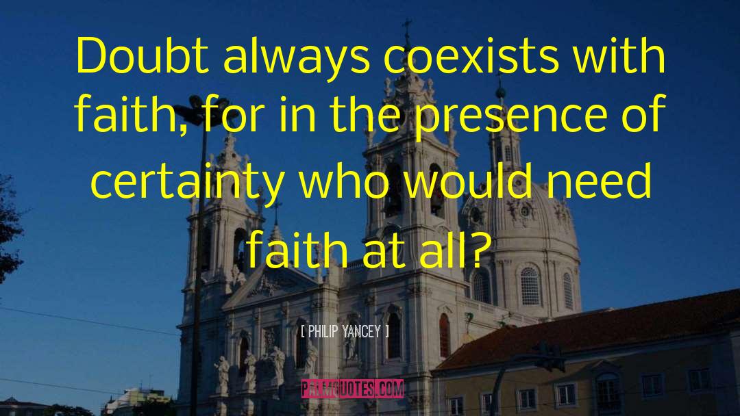 Coexist quotes by Philip Yancey