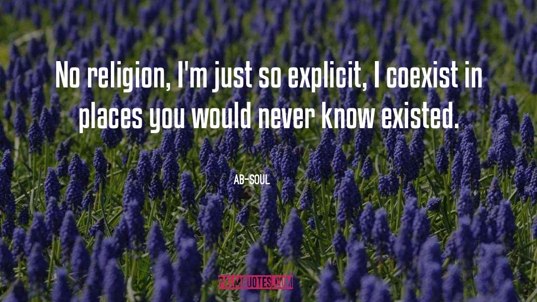 Coexist quotes by Ab-Soul