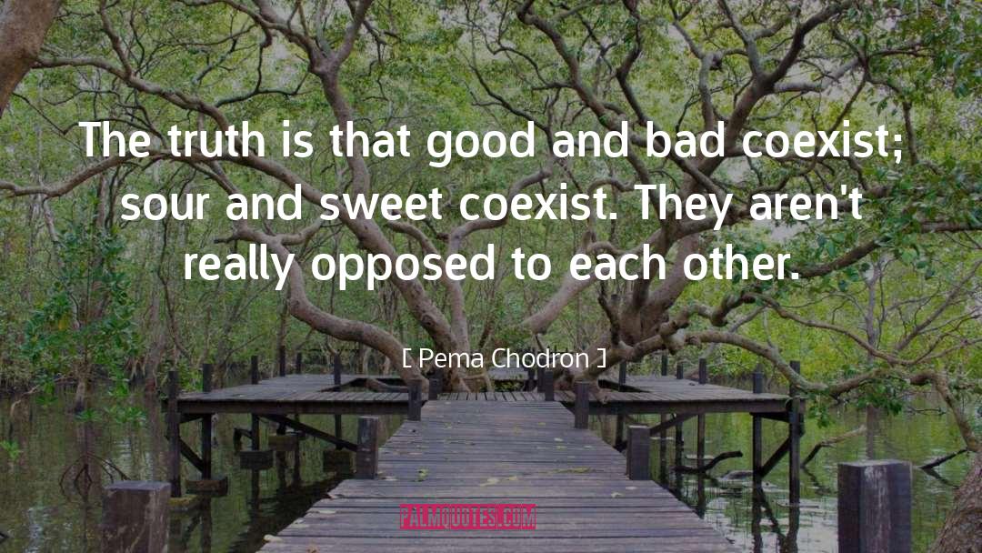 Coexist quotes by Pema Chodron