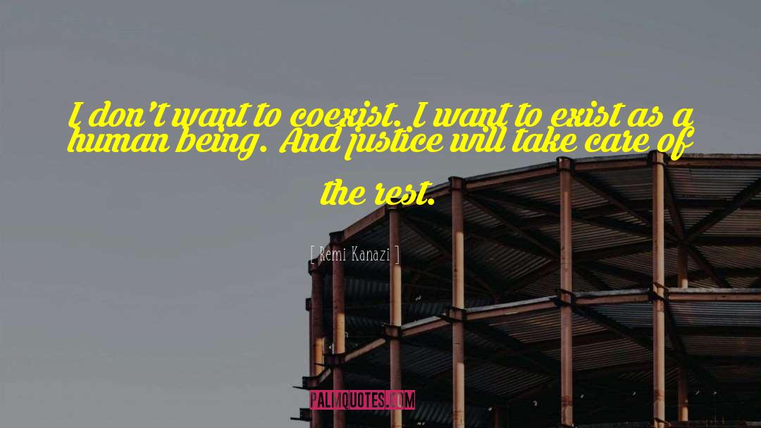 Coexist quotes by Remi Kanazi