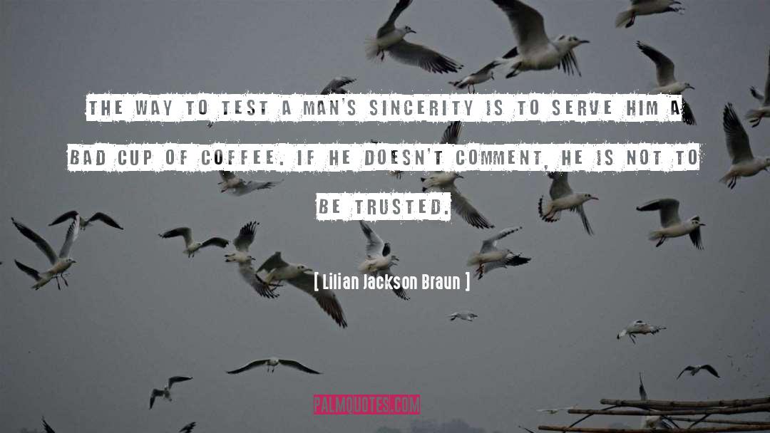 Coffee Cup quotes by Lilian Jackson Braun