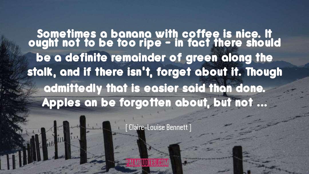 Coffee quotes by Claire-Louise Bennett