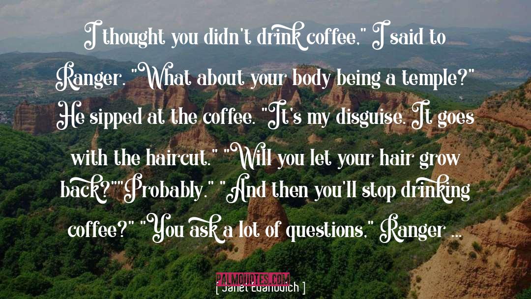 Coffee quotes by Janet Evanovich