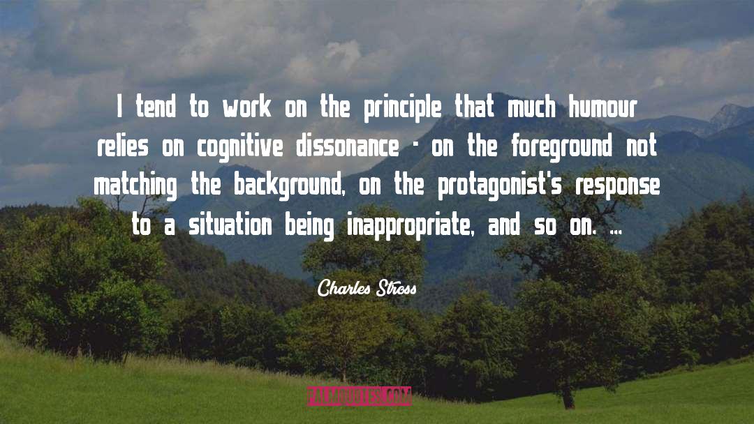 Cognitive Dissonance quotes by Charles Stross