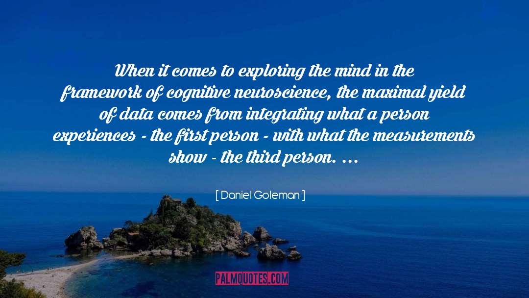 Cognitive quotes by Daniel Goleman