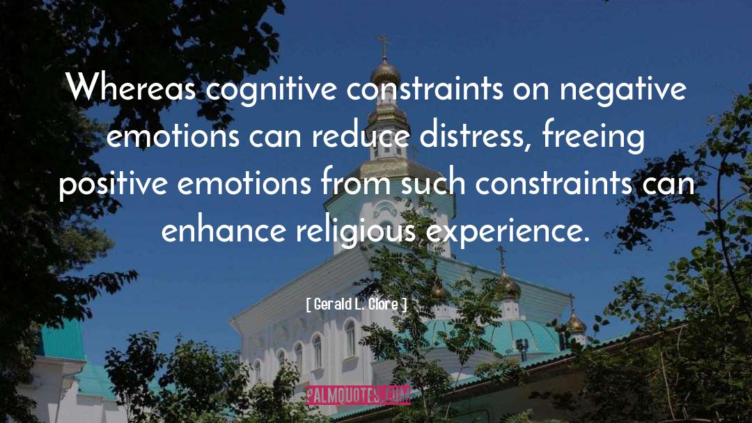 Cognitive quotes by Gerald L. Clore