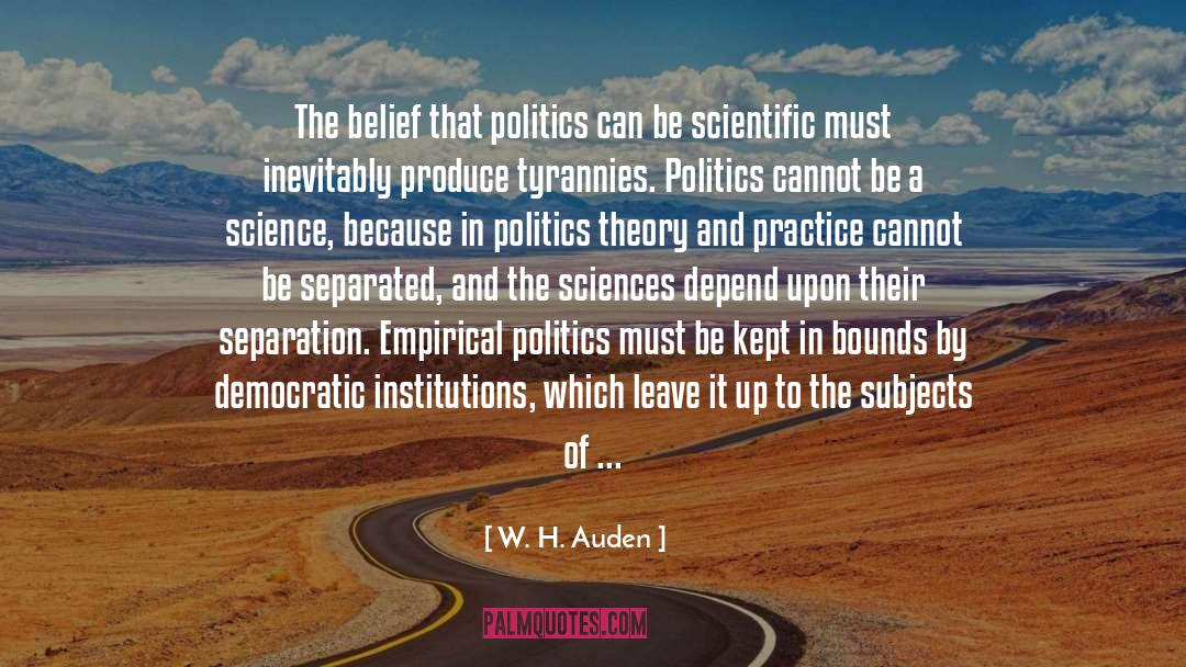 Cognitive Science Theory quotes by W. H. Auden